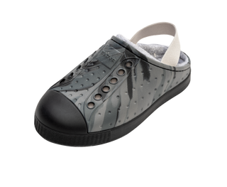 Native Jefferson Beach Cozy Little Kids - Gravity Grey Marble / Jiffy Black