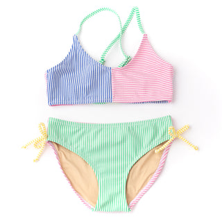 Shade Critters Tie Back Bikini - Multi Seersucker