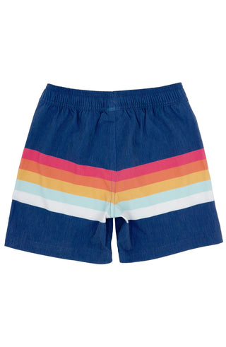 Feather 4 Arrow Vintage Stripe Volley Trunk - Twilight