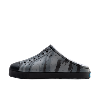 Native Jefferson Beach Cozy Big Kids - Gravity Grey Marble / Jiffy Black