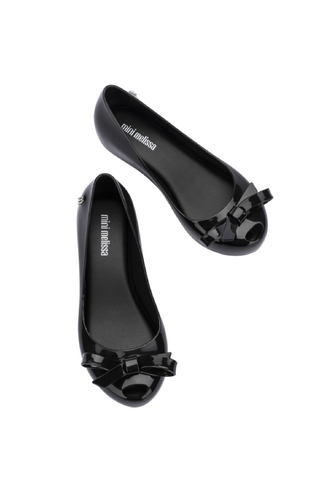 Mini Melissa Ultra Bow Kids - Black