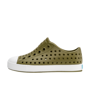 Native Jefferson Shoes - Rookie Green / Shell White