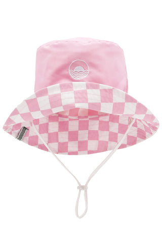 Feather 4 Arrow Suns Out Reversible Bucket Hat - Fairy Tale Pink