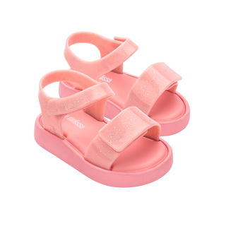 Mini Melissa Jump Sandal BB - Pink / Glitter Pink