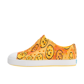 Native Jefferson Print Shoes - Pineapple Yellow / Shell White / Happy Tie Dye