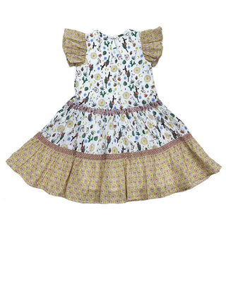 Alto Modas Girls Twirl Dress - Western