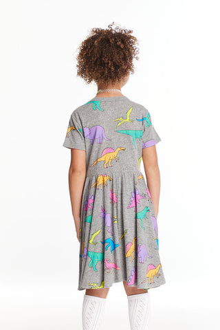 Chaser Neon Dinos S/S Dress