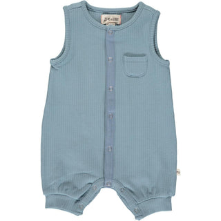 Me & Henry Blue Pablo Ribbed Playsuit, Me & Henry, Boys Clothing, Infant Boy Clothing, JAN23, Me & Henry, Me & Henry Blue Pablo Ribbed Playsuit, Me & Henry Pablo Ribbed Playsuit, Me & Henry P