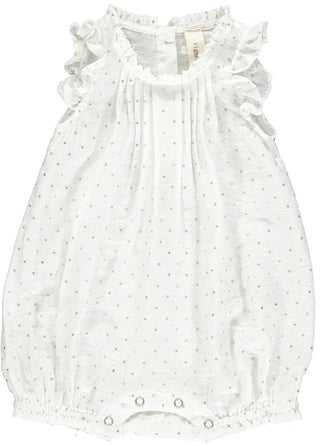 Vignette Ivory Star Tamsin Bubble, Vignette, Baby bubble, Bubble, Bubble Romper, JAN23, Vignette, Vignette Baby, Vignette Bubble, Vignette Spring 2021, Vignette Tamsin Bubble, Vingette Girls,