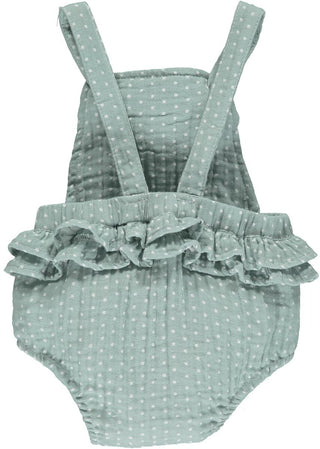 Vignette Green Ivy Bubble, Vignette, Baby bubble, Bubble, Bubble Romper, JAN23, Vignette, Vignette Baby, Vignette Bubble, Vignette Spring 2021, Vingette Girls, Bubble - Basically Bows & Bowti