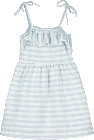 Vignette Blue Stripe Bryony Dress, Vignette, Dress, JAN23, Vignette, Vignette Agnes Dress, Vignette Cream Agnes Dress, Vignette Dress, Vignette Dresses, Vignette Spring 2021, Dress - Basicall