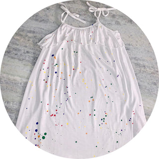 Fairwell Traveler Dress in Rainbow Mist, Fairwell, cf-size-6y, cf-type-dress, cf-vendor-fairwell, CM22, Dress, Dresses, Fairwell, Fairwell Dress, Fairwell Kids Clothing, Fairwell Traveler Dre