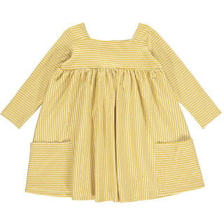 Vignette Gold Stripe Rylie Dress, Vignette, Dress, Fall 2021, Gold Stripe Rylie Dress, JAN23, Vignette, Vignette Dress, Vignette Dresses, Vignette Fall 2021, Vignette Gold Stripe Rylie Dress,