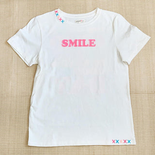 Paper Flower Smile This is a Good Day Tee, Paper Flower, Paper Flower, Smile This is a Good Day, SS23, Shirts & Tops - Basically Bows & Bowties