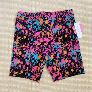 Paper Flower Bike Short - Paint Splatter, Paper Flower, Bike Short, Biker Short, Biker Shorts, cf-size-large-12, cf-size-medium-10, cf-size-small-7-8, cf-type-shorts, cf-vendor-paper-flower, 