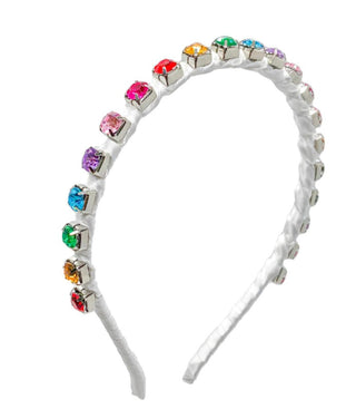 Bari Lynn Rainbow Big Jewel Thin Headband, Bari Lynn, Bari Lynn, Bari Lynn Headband, Bari Lynn Headbands, Bari Lynn Skinny Headband, Big Jewel Skinny Headband, Rainbow Big Jewel Thin Headband