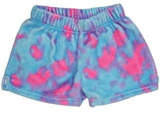 Iscream Sherbet Tie Dye Plush Shorts, Iscream, Candy Hearts, Conversation Hearts, Fleece Shorts, Gifts for Tween, Girls Sleep Shorts, iscream, Iscream Plush Shorts, iscream shorts, iscream-sh