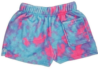 Iscream Sherbet Tie Dye Plush Shorts, Iscream, Candy Hearts, Conversation Hearts, Fleece Shorts, Gifts for Tween, Girls Sleep Shorts, iscream, Iscream Plush Shorts, iscream shorts, iscream-sh