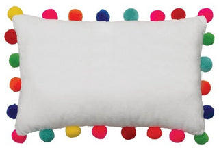 Iscream Happy Pom Pom Embroidered Pillow, Iscream, Cyber Monday, Gifts for Tween, Happy, Icream pillow, iscream, Iscream Happy, Iscream Happy Pillow, iscream pillow, iscream-shop, Pillow, Twe