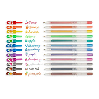 Ooly Yummy Yummy Scented Glitter Gel Pens, Ooly, Art Supplies, Arts & Crafts, cf-type-pen, cf-vendor-ooly, EB Boy, EB Boys, EB Girls, ooly, Ooly Gel Pen Set, Ooly Glitter Ink Gel Pen Set, Ool