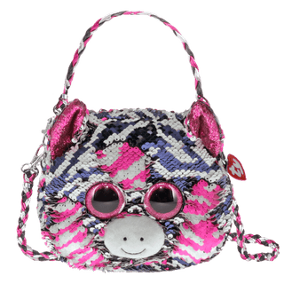 Ty Zoey the Zebra Reversible Sequin Purse, Ty Inc, cf-type-handbags, cf-vendor-ty-inc, Handbag, Purse, Reversible Sequin Purse, Ty, Ty Handbag, Ty Inc, Ty Purse, Ty Reversible Sequin Purse, T