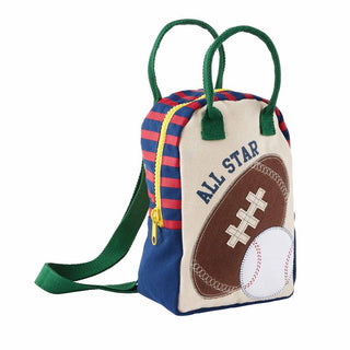 Mud Pie All Star Backpack, Mud Pie, All Star Backpack, Back to School, Baseball Backpack, Boy Babkpack, Canvas Backpack, Football Backpack, JAN23, Mini Backpack, Mud Pie, Mud Pie All Star, Mu