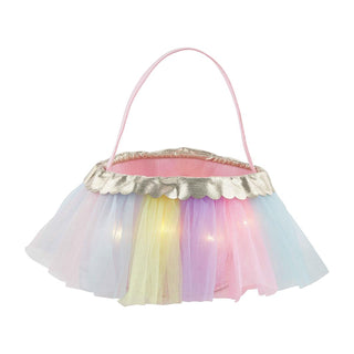 Mud Pie Light Up Halloween Tutu Treat Bag, Mud Pie, Bags, Boo Basket, cf-vendor-mud-pie, Halloween, Halloween Treat Bag, JAN23, Mud Pie, Mud Pie Halloween, Mud Pie Light Up Halloween Treat Ba