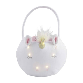 Mud Pie Light Up Unicorn Treat Bag, Mud Pie, Bags, Boo Basket, cf-vendor-mud-pie, Halloween, Halloween Treat Bag, JAN23, Mud Pie, Mud Pie Halloween, Mud Pie Light Up Halloween Treat Bag, Mud 