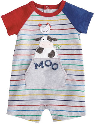 Mud Pie Farm Friends Raglan One Piece, Mud Pie, Animal Romper, Baby Clothing, Black Friday, Cyber Monday, Els PW 8258, End of Year, End of Year Sale, Farmhouse, Infant Clothing, JAN23, Moo, M