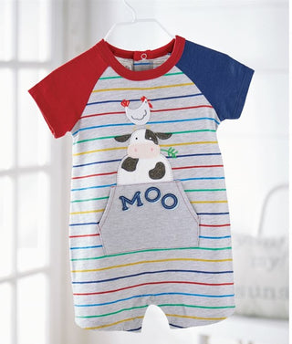 Mud Pie Farm Friends Raglan One Piece, Mud Pie, Animal Romper, Baby Clothing, Black Friday, Cyber Monday, Els PW 8258, End of Year, End of Year Sale, Farmhouse, Infant Clothing, JAN23, Moo, M