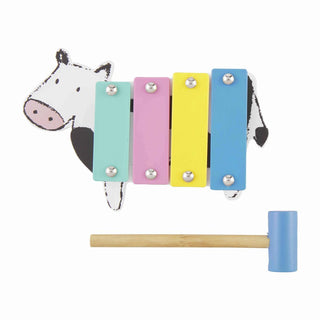 Mud Pie Cow Wood Xylophone Toy, Mud Pie, cf-type-instrument, cf-vendor-mud-pie, Cow, Cow Wood Xylophone Toy, JAN23, Mud Pie, Mud Pie Wood Xylophone Toy, Wood Xylophone, Wood Xylophone Toy, In