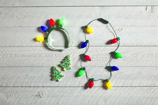 Mud Pie Light Up Bulb Headband, Mud Pie, All Things Holiday, cf-type-headbands, cf-vendor-mud-pie, Christmas, Christmas Bulb Headband, Christmas Headband, JAN23, Light Up Headband, Mud Pie, M