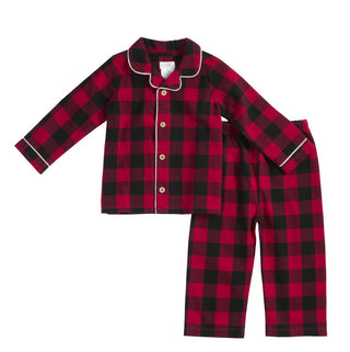 Buffalo Check 2pc Flannel Pajama Set, Mud Pie, All Things Holiday, Buffalo Check 2pc Flannel Pajama Set, cf-size-large-4t-5t, cf-size-medium-2t-3t, cf-type-pajamas, cf-vendor-mud-pie, Christm