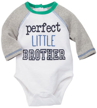 Mud Pie Little Brother Long Sleeve Onesie, Mud Pie, Baby brother, Brother, Brother Shirt, JAN23, Little Brother, Little Brother Onesie, Little Brother Tee, Mud Pie Little Brother, Mud Pie Lit