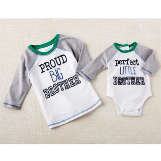 Mud Pie Little Brother Long Sleeve Onesie, Mud Pie, Baby brother, Brother, Brother Shirt, JAN23, Little Brother, Little Brother Onesie, Little Brother Tee, Mud Pie Little Brother, Mud Pie Lit