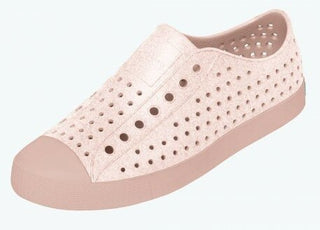 Native Metallic Women’s Jefferson-Chamellion Metallic/Chamellion Pink, Native, Shoe, Shoes, Shoes - Basically Bows & Bowties