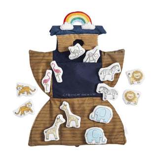 Mud Pie Noah's Ark Plush Set, Mud Pie, JAN23, Mud Pie, Mud Pie Noah's Ark, Noah's ark, Toy - Basically Bows & Bowties