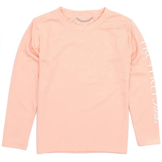 Properly Tied TD Tidal Rashguard in Melon, Properly Tied, cf-size-4t, cf-type-sunshirt, cf-vendor-properly-tied, CM22, Long Sleeve rashguard, Properly Tied, Properly Tied Rashguard, Rashguard