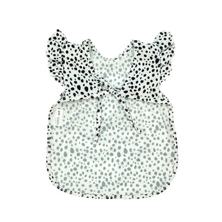 BapronBaby - Organic Dot Toddler Flutter Bapron, BapronBaby, Bapron Baby, Bapronbaby, Bapronbaby Bib, Bapronbaby Bibs, Black & White Dot, CM22, Dalamtion, Easter Basket Ideas, EB Baby, Flutte