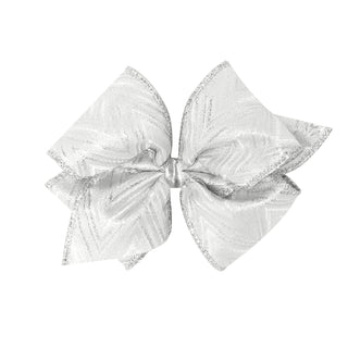 Mini King Glitter and Sparkle Hair Bow on Clippie, Wee Ones, All Things Holiday, Alligator Clip, Alligator Clip Hair Bow, cf-type-hair-bow, cf-vendor-wee-ones, Christmas, Christmas Bow, Chris