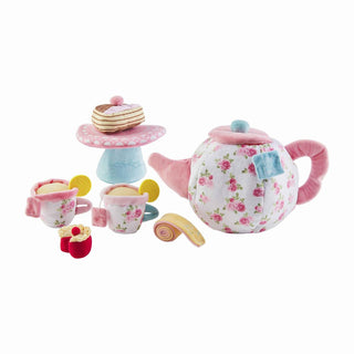 Mud Pie Tea Party Plush Set, Mud Pie, cf-type-toy, cf-vendor-mud-pie, JAN23, Mud Pie, Mud Pie Tea Party, Tea Party, Tea Party Plush Set, Toy - Basically Bows & Bowties