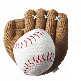 Mud Pie Sports Knit Rattle Baseball, Mud Pie, Baby Gift, Baby Rattle, Baby Shower, Baby Shower for Boy, Baby Shower Gift, Baby shower Girft, Baseball, Boy Baby Shower Gift, cf-type-rattle, cf