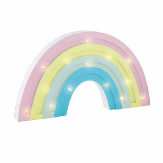 Mud Pie Girly Wood Nightlight, Mud Pie, cf-type-tween-gift, cf-vendor-mud-pie, Gift, Gifts, Mud Pie Girly Wood Nightlight, Mud Pie Nightlight, Night Light, Rainbow, Unicorn, Wood Nightlight, 