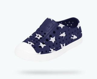 Native Jefferson Print Shoes - Americana: Regatta Blue / Stars & Stripes, Native, 4th of July, 4th of july natives, Boys Shoes, Jefferson, Kids Shoes, Native 4th of July, Native 4th of July S