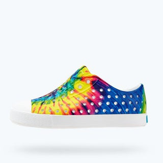 Native Jefferson Print - Shell White / Shell White / Neon Multi Tie Dye, Native, cf-size-c4, cf-size-c5, cf-size-c6, cf-size-c7, cf-size-c8, cf-size-c9, cf-type-shoes, cf-vendor-native, Jeffe