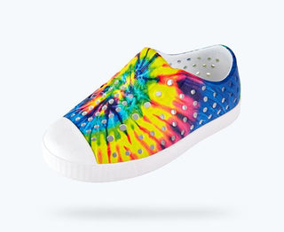 Native Jefferson Print - Shell White / Shell White / Neon Multi Tie Dye, Native, cf-size-c4, cf-size-c5, cf-size-c6, cf-size-c7, cf-size-c8, cf-size-c9, cf-type-shoes, cf-vendor-native, Jeffe