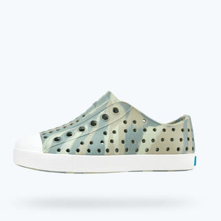 Native Jefferson Marble Shoes - Elm Green / Shell White / Folk Marble, Native, Boys Shoes, cf-size-c11, cf-size-c5, cf-size-c6, cf-size-c7, cf-type-shoes, cf-vendor-native, Jefferson, Kids Sh