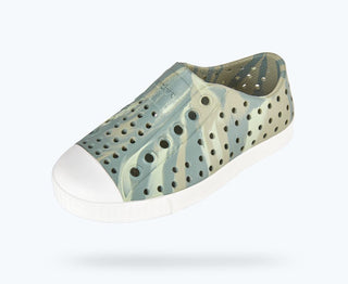 Native Jefferson Marble Shoes - Elm Green / Shell White / Folk Marble, Native, Boys Shoes, cf-size-c11, cf-size-c5, cf-size-c6, cf-size-c7, cf-type-shoes, cf-vendor-native, Jefferson, Kids Sh