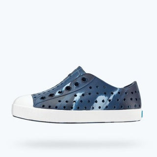 Native Jefferson Marble Shoes - Frontier Blue / Shell White / Insight Marble, Native, Blue Marcle, Boys Shoes, cf-size-c13, cf-size-c5, cf-size-c6, cf-size-c7, cf-size-c8, cf-type-shoes, cf-v