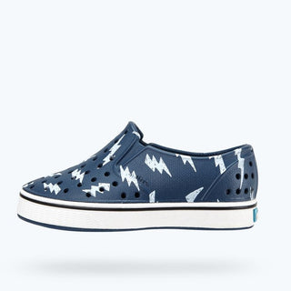 Native Miles Print - Frontier Blue / Shell White / Shell Lightning, Native, Lightning, Native Child, Native Child Shoes, Native Kids, Native Kids Shoes, Native Miles, Native Miles Print, Nati